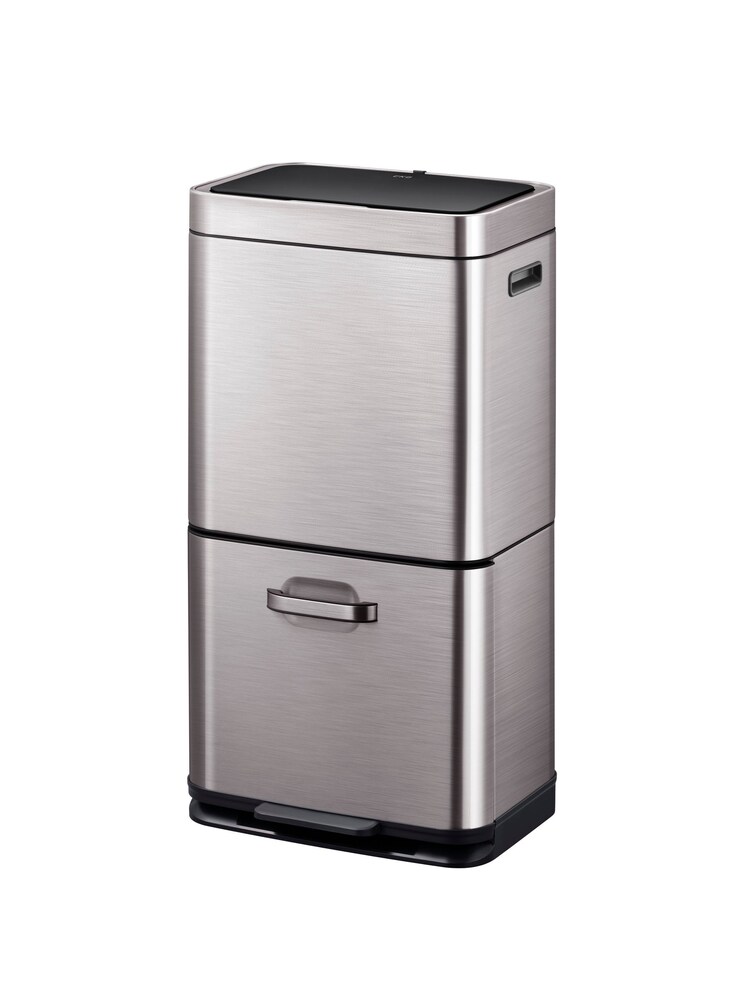 EKO Stainless Steel Himalaya Recycling Sensor Bin 35+25L - Image 2 of 4