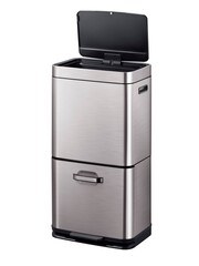 EKO Stainless Steel Himalaya Recycling Sensor Bin 35+25L - Image 3 of 4