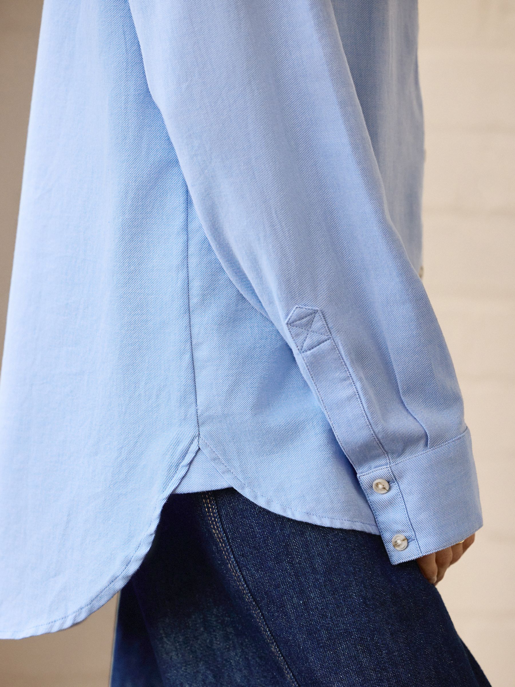 Button Down Blouse for Women Shirts Drop Shoulder Blouse