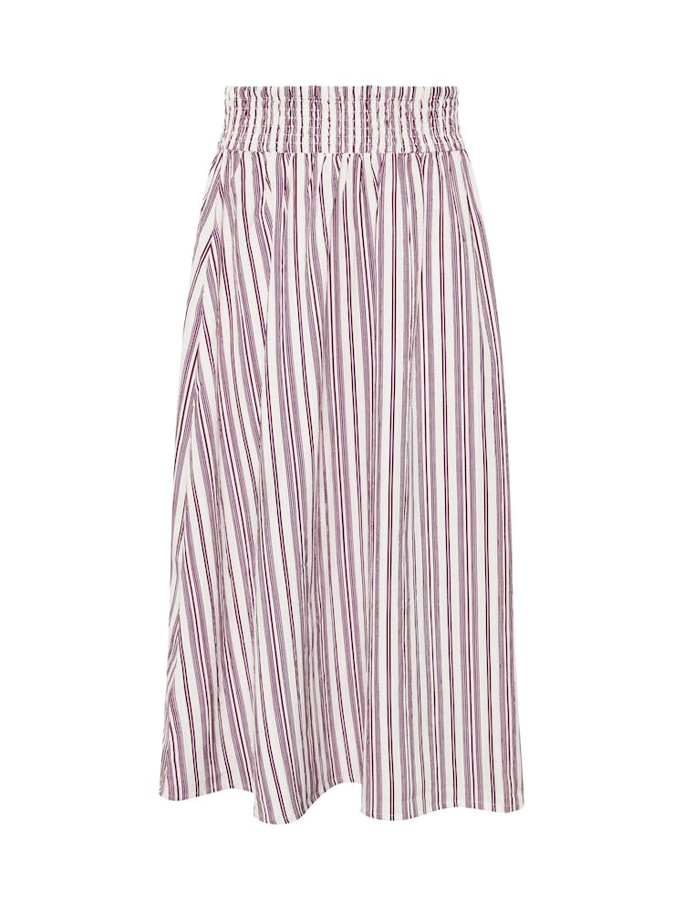PixieGirl Petite Red Striped Maxi Skirt - Image 5 of 5 PixieGirl Petite Red Striped Maxi Skirt - Image 5 of 5