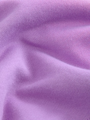 Purple Graphic Beaded Lobster 100% Cotton Crew Neck Longsleeve Sweat Top - Image 7 of 8