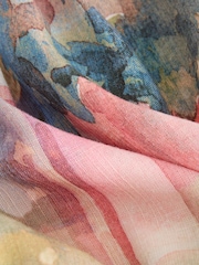Rose Scenic Imprimé - chemise Manche courte en lin - Image 3 of 3