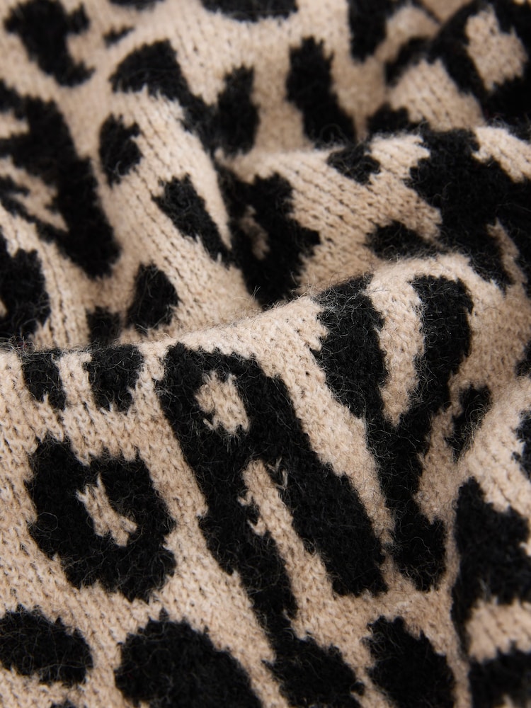 Animal Soft Touch Short Sleeve Knitted Jumper With Wool - Image 7 of 7