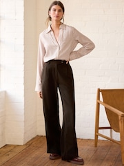 Neutral Stripe Soft Relaxed Long Sleeve Shirt - Image 3 of 7