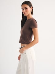 Abercrombie & Fitch katoenen naadloos baby T-shirt - Afbeelding 4 van 5