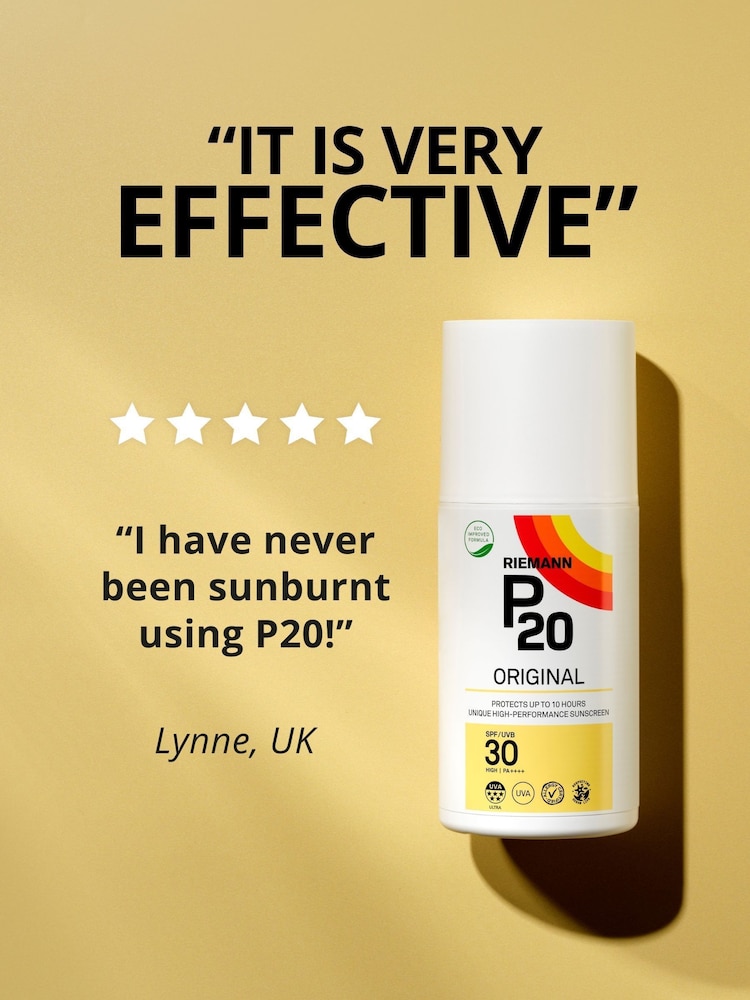 P20 Original SPF 30 Oil Spray Suncream 200ml - Image 5 of 5