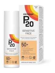 P20 Sensitive SPF 50+ Suncream for Face - Image 1 of 5