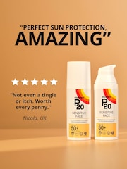 P20 Sensitive SPF 50+ Suncream for Face - Image 5 of 5