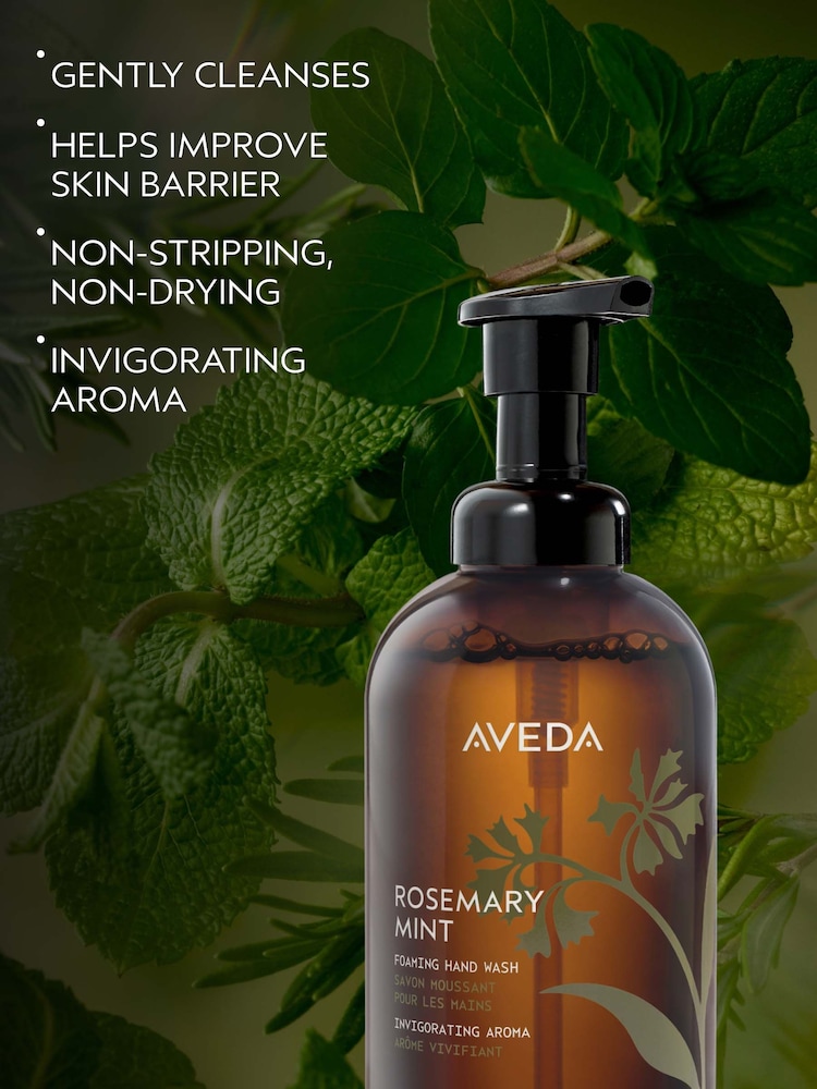 Aveda Rosemary Mint Invigorating Foaming Hand Wash 240ml - Image 2 of 6 Aveda Rosemary Mint Invigorating Foaming Hand Wash 240ml - Image 2 of 6