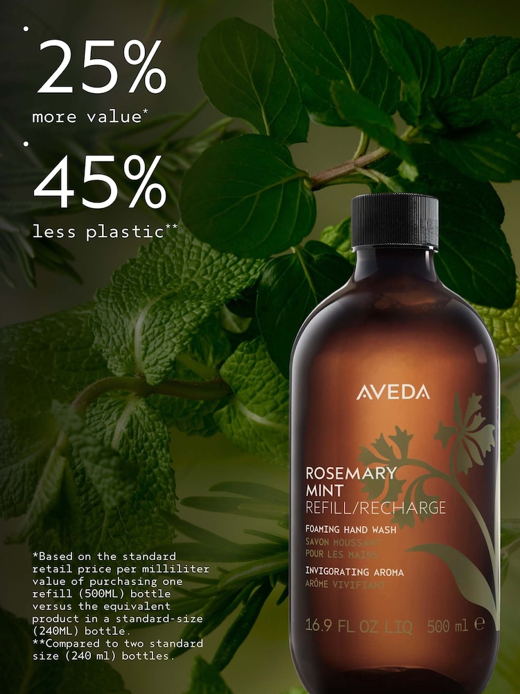 Aveda Rosemary Mint Invigorating Foaming Hand Wash 240ml - Image 6 of 6 Aveda Rosemary Mint Invigorating Foaming Hand Wash 240ml - Image 6 of 6