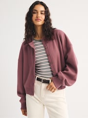 Abercrombie & Fitch Logo Jersey Button Through Cardigan - 5суретінің 1 суреті