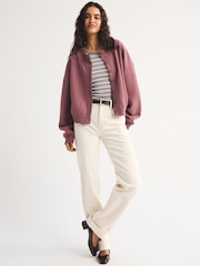 Abercrombie & Fitch Logo Jersey Button Through Cardigan - 5суретінің 3 суреті