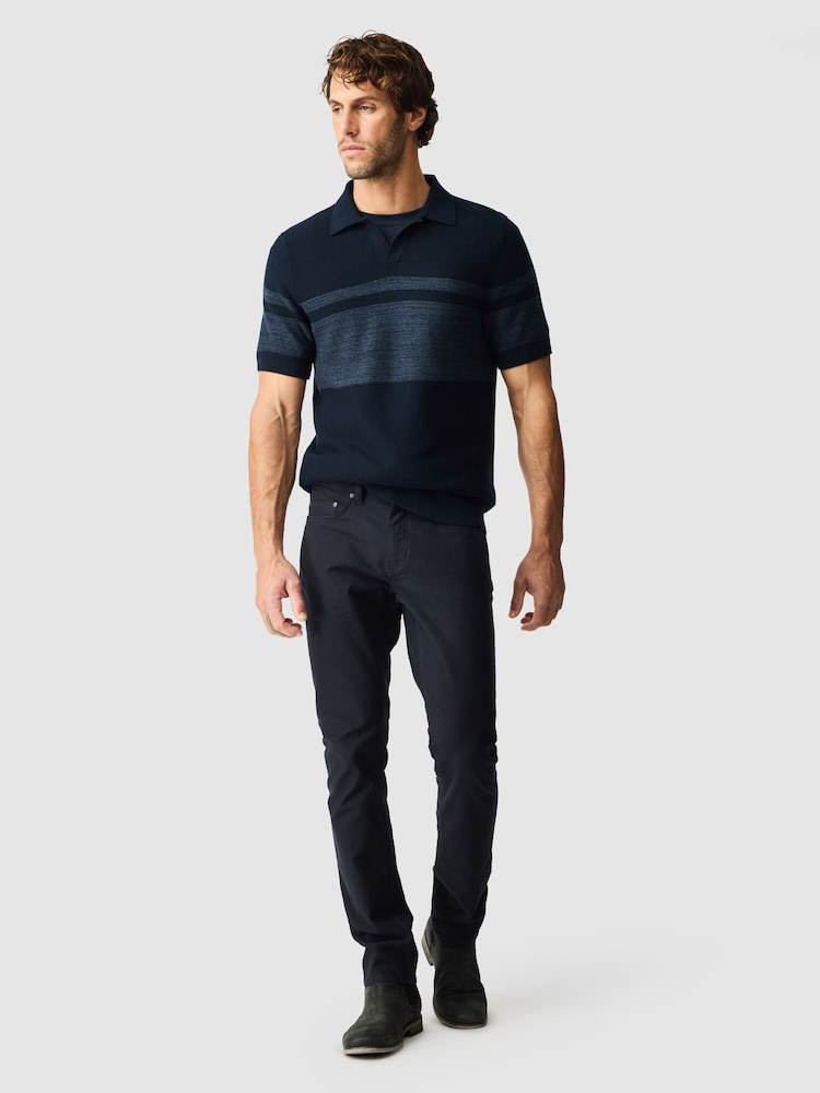 Rodd & Gunn Blue Mount Albert Knit Polo Shirt - Image 2 of 6 Rodd & Gunn Blue Mount Albert Knit Polo Shirt - Image 2 of 6