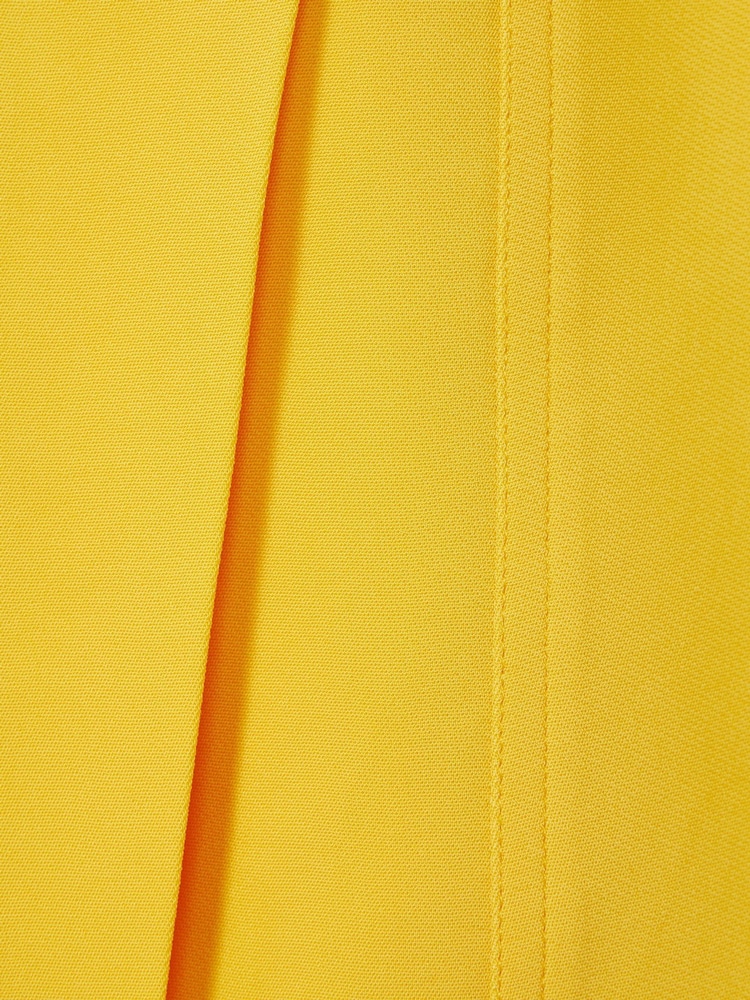 Reiss Yellow Cleo Cross-Over Mini Skirt - Image 6 of 6