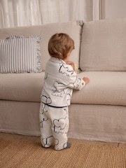 Mono Elephant Baby Shirt And Trousers 100% Cotton Set 3 Piece (0mths-2yrs) - Image 5 of 16