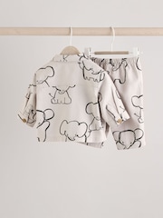 Mono Elephant Baby Shirt And Trousers 100% Cotton Set 3 Piece (0mths-2yrs) - Image 9 of 16