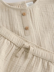 Neutral Top and Shorts Baby Set (0mths-3yrs) - Image 8 of 10