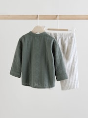 Green Baby Shirt and Trousers Set (0mths-3yrs) - Image 6 of 10