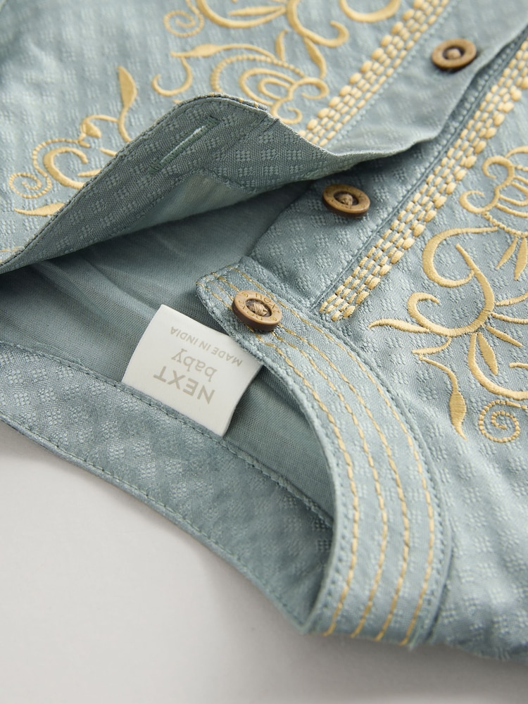 Vert - Barboteuse pour bébé occasion (0 mois-2 ans) - Image 6 of 6