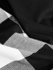 Black/White Single Woven 100% Cotton Pyjamas (4-16yrs) - Image 8 of 8