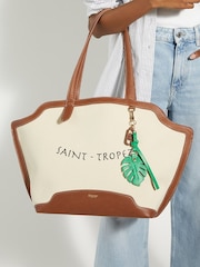 Dune London Natural Daytripping Large Summer Tote Bag - Image 1 of 6