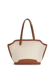 Dune London Natural Daytripping Large Summer Tote Bag - Image 4 of 6