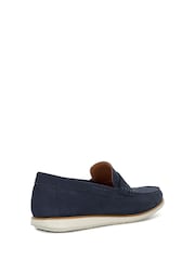 Dune London Blue Wide Fit Berkly Sole Loafers - Image 3 of 7