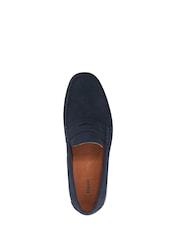 Dune London Blue Wide Fit Berkly Sole Loafers - Image 5 of 7