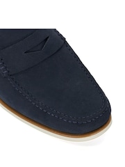 Dune London Blue Wide Fit Berkly Sole Loafers - Image 6 of 7