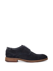 Dune London Blue Bridon Piped Gibson Casual Shoes - Image 2 of 6