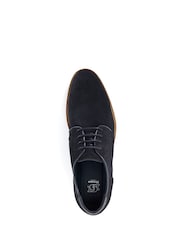 Dune London Blue Bridon Piped Gibson Casual Shoes - Image 5 of 6