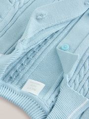 Blue Baby Knitted 100% Cotton Romper (0mths-3yrs) - Image 4 of 5