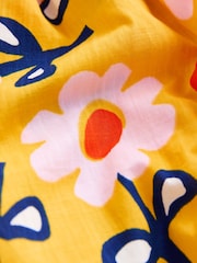 Yellow Flower Print Button Dress (3-16yrs) - Image 8 of 8