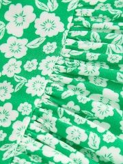 Green Ditsy Button Summer Dress (3-16yrs) - Image 7 of 7