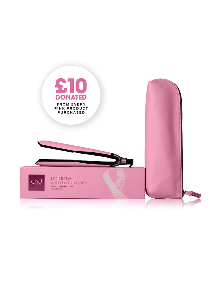 ghd Platinum+ Limited Edition Hair Straightener Fondant Pink Charity Edition - Image 2 of 4