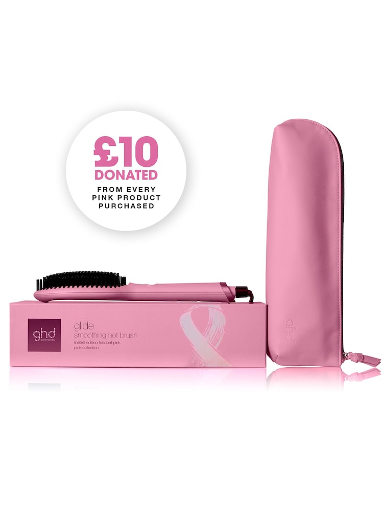 ghd Glide Limited Edition Hot Brush Fondant Pink Charity Edition - Image 2 of 4