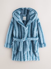 Blue Stripe Fleece Robe (9mths-16yrs) - Image 5 of 8