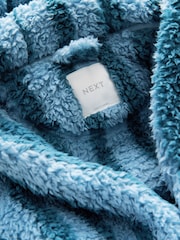 Blue Stripe Fleece Robe (9mths-16yrs) - Image 7 of 8