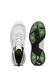 Puma White Mens Grip Fusion Flex Golf Shoes - Image 4 of 6