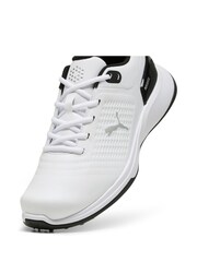 Puma White Mens Grip Fusion Flex Golf Shoes - Image 5 of 6