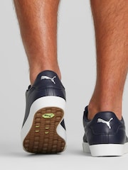 Puma Blue Mens Fusion Classic Golf Shoes - Image 6 of 7