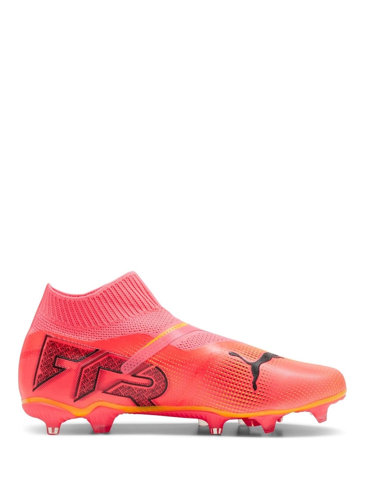 Puma Pink Mens Future 7 Match Fg/AG Laceless Football Boots - Image 1 of 7