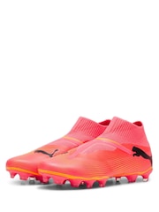 Puma Pink Mens Future 7 Match Fg/AG Laceless Football Boots - Image 3 of 7
