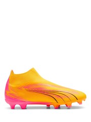 Puma Orange Mens Ultra Match Fg/AG Laceless Football Boots - Image 1 of 8