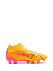 Puma Orange Mens Ultra Match Fg/AG Laceless Football Boots - Image 2 of 8
