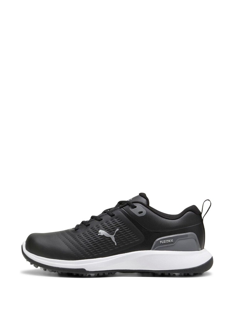 Puma Black Mens Grip Fusion Flex Golf Shoes - Image 2 of 6