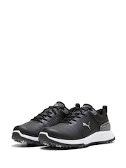 Puma Black Mens Grip Fusion Flex Golf Shoes - Image 3 of 6