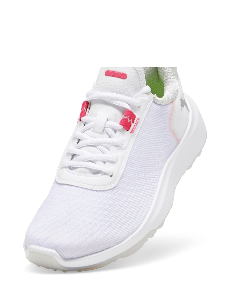 Puma White Womens Fusion Crush Sport Golf Shoes - Image 6 of 6
