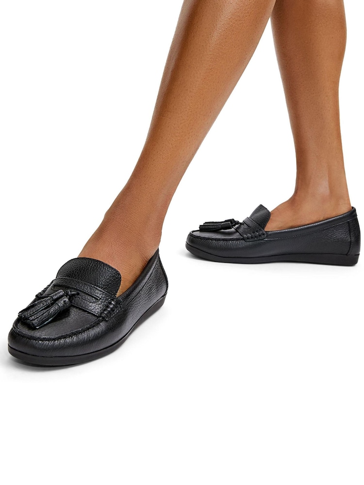 Black - Carvela Comfort Tuscany Loafer Tassle Shoes - Image 1 of 5