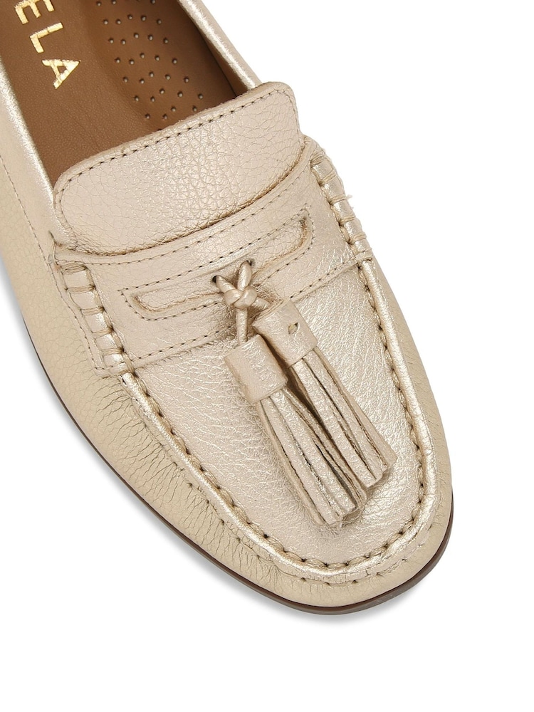 Dorado - Carvela Comfort Tuscany Loafer Tassle Shoes - Imagen 5 de 5